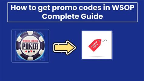 how to get promotional code for wsop